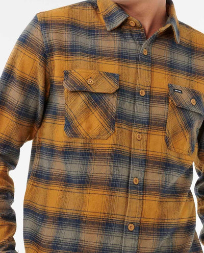 Rip Curl Count Flannel Shirt - Bronze | Men’s