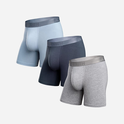 BN3TH Essentials Boxer Brief 3 Pack - Dusty/Midnight/Heather Grey | Men’s
