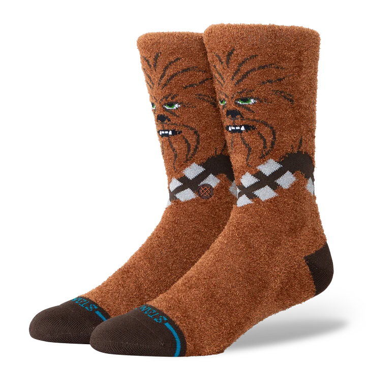 Stance X Star Wars Chewie Crew Socks - Brown | Unisex