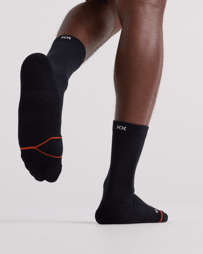 SAXX Good Form Crew Socks - Black | Men’s