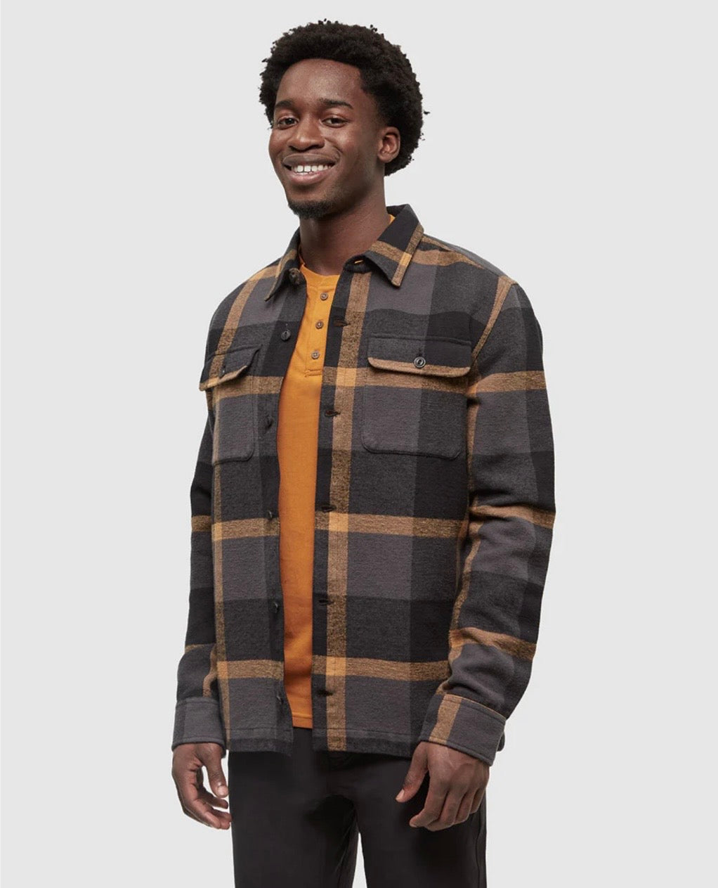 TenTree Woodford Jacket - Graphite/Cabin Plaid | Men’s