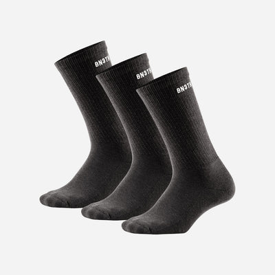 BN3TH Classic Crew Sock 3 Pack - Black