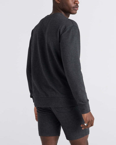 SAXX 3Six Five Long Sleeve Crew - Black Heather | Men’s