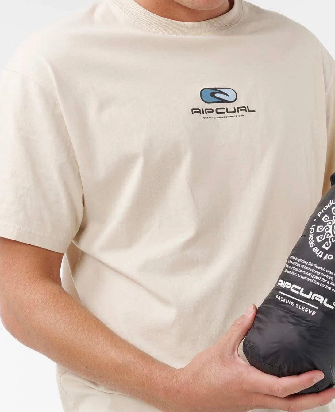 Rip Curl Anti-Series Search Puffer Crew - Black | Men’s