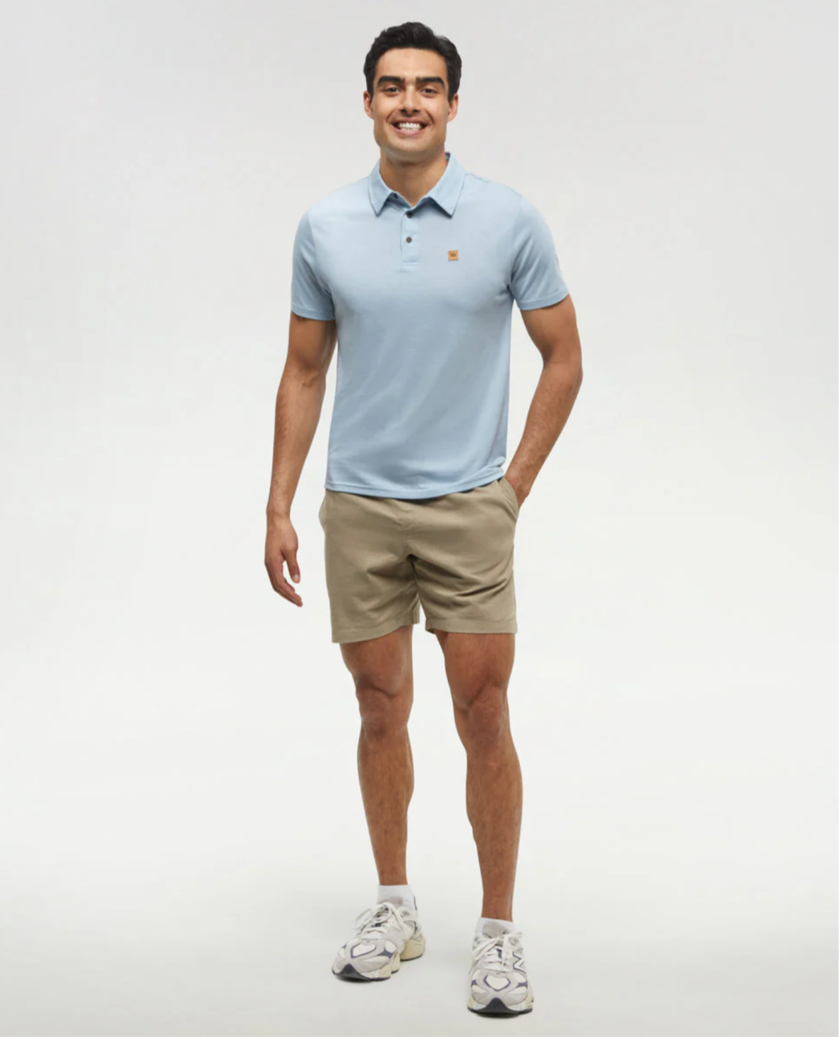 TenTree Astir Polo - Blue Haze Heather | Men’s