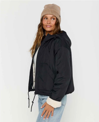 Rip Curl Keepsakes Bomber Jacket  - Washed Black | Women’s