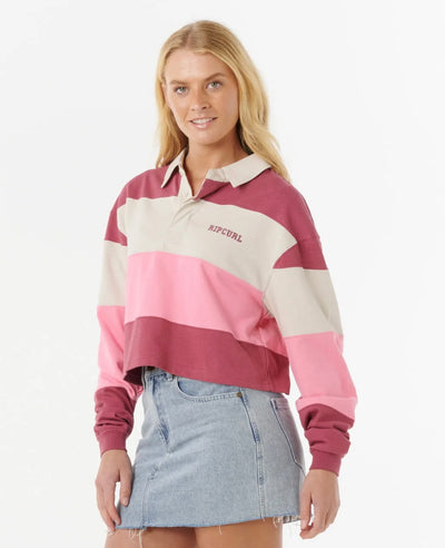 Rip Curl Keepsakes Rugby Top - Pink | Women’s