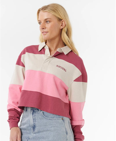 Rip Curl Keepsakes Rugby Top - Pink | Women’s