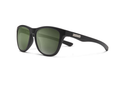 Suncloud Optics Topsail - Matte Black + Polarized Gray Green Lens