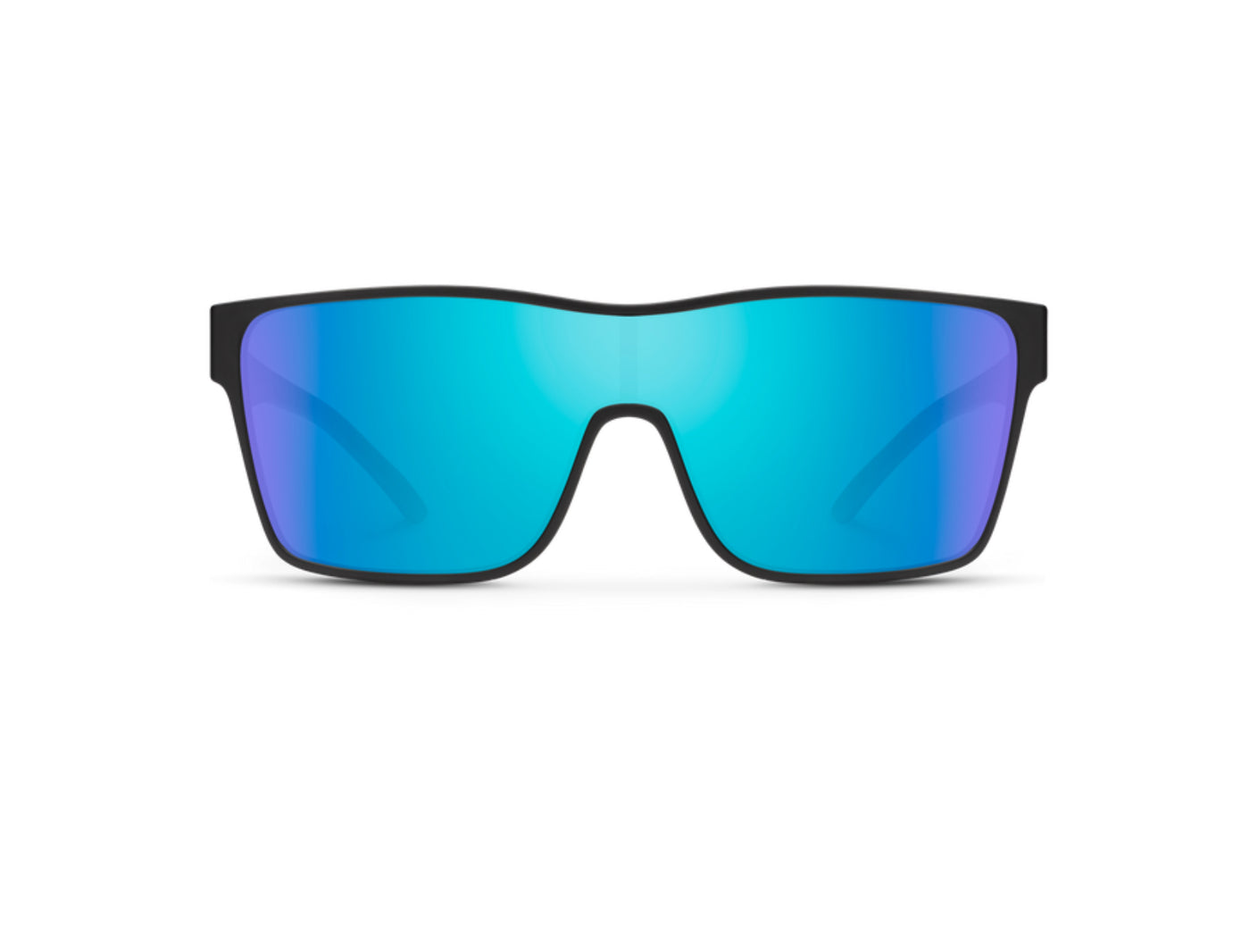 Suncloud Optics Biff - Matte Black + Polarized Blue Mirror Lens