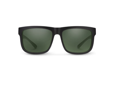 Suncloud Optics Quiver - Matte Black + Polarized Gray Green Lens