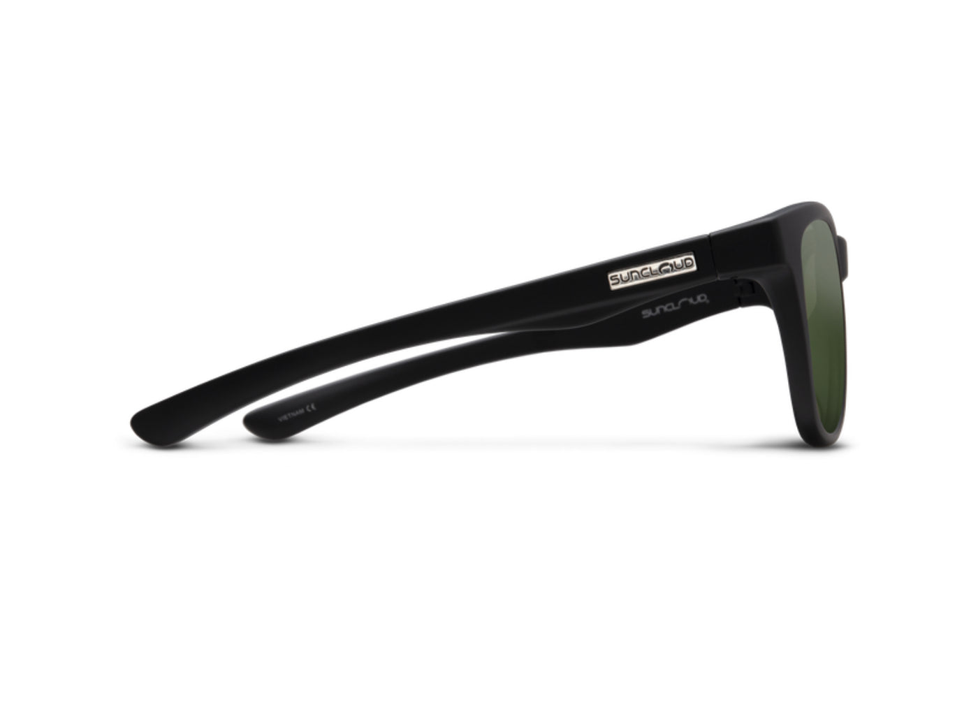 Suncloud Optics Topsail - Matte Black + Polarized Gray Green Lens