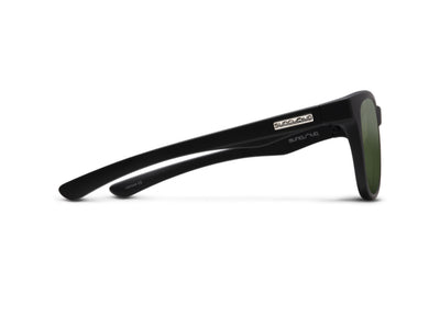 Suncloud Optics Topsail - Matte Black + Polarized Gray Green Lens