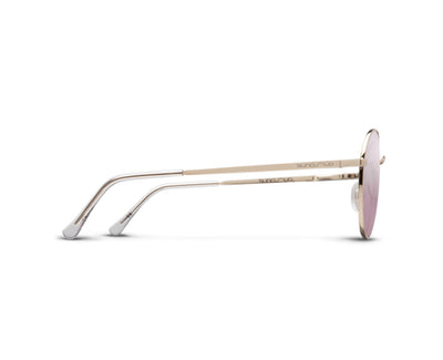 Suncloud Optics Bridge City - Rose Gold + Polarized Pink Gold Mirror Lens
