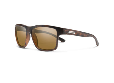 Suncloud Optics A-Team - Burnised Brown + Polarized Brown Lens