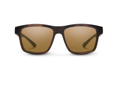Suncloud Optics A-Team - Burnised Brown + Polarized Brown Lens