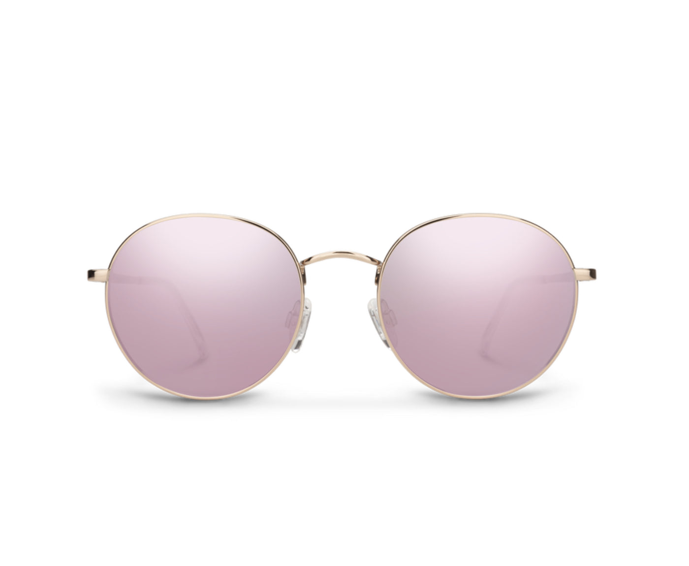Suncloud Optics Bridge City - Rose Gold + Polarized Pink Gold Mirror Lens