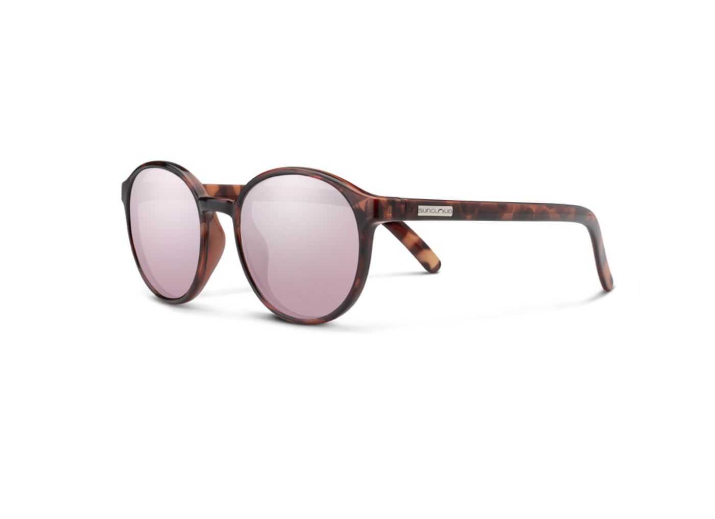 Suncloud Optics Low Key - Tortoise + Polarized Pink Gold Mirror