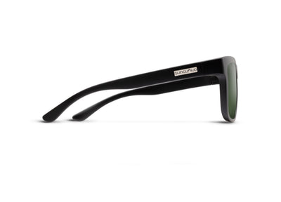 Suncloud Optics Quiver - Matte Black + Polarized Gray Green Lens