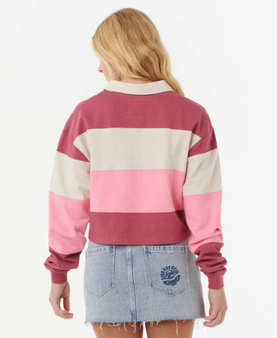 Rip Curl Keepsakes Rugby Top - Pink | Women’s