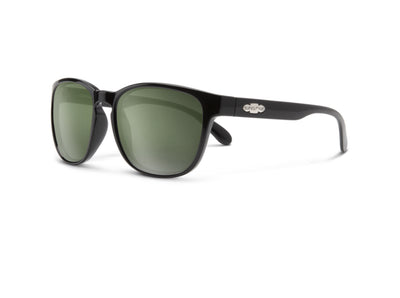 Suncloud Optics Loveseat - Black + Polarized Gray Green Lens