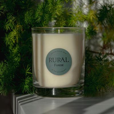 Rural Classic Glass Candle: Forrest