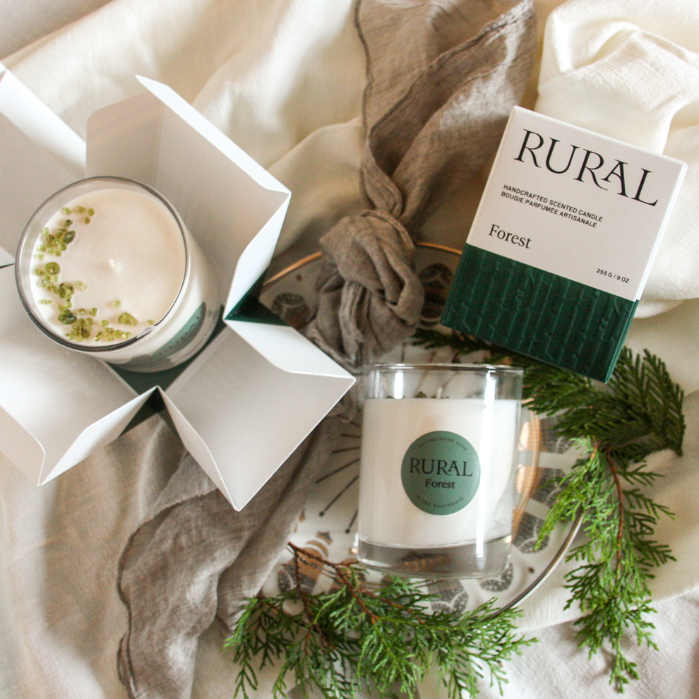 Rural Classic Glass Candle: Forrest