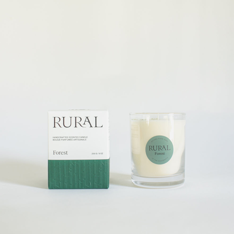 Rural Classic Glass Candle: Forrest