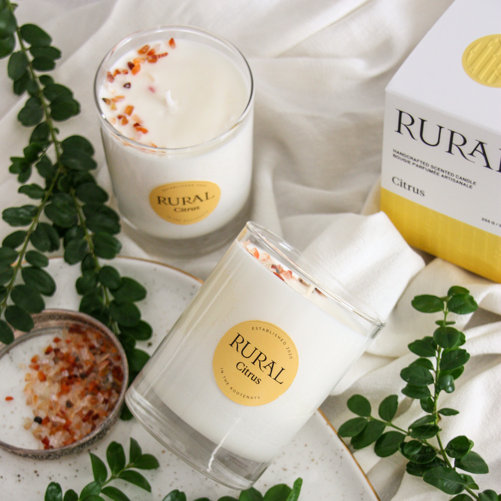 Rural Classic Glass Candle: Citrus