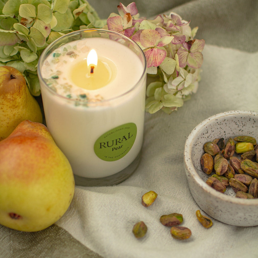 Rural Classic Glass Candles: Pear