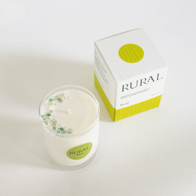 Rural Classic Glass Candles: Pear