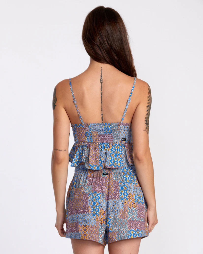RVCA Bridgette Peplum Crop Top