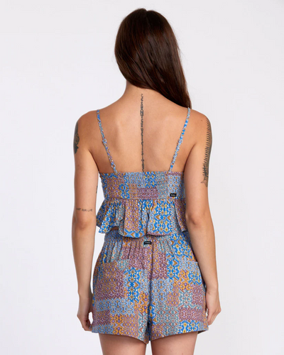 RVCA Bridgette Peplum Crop Top