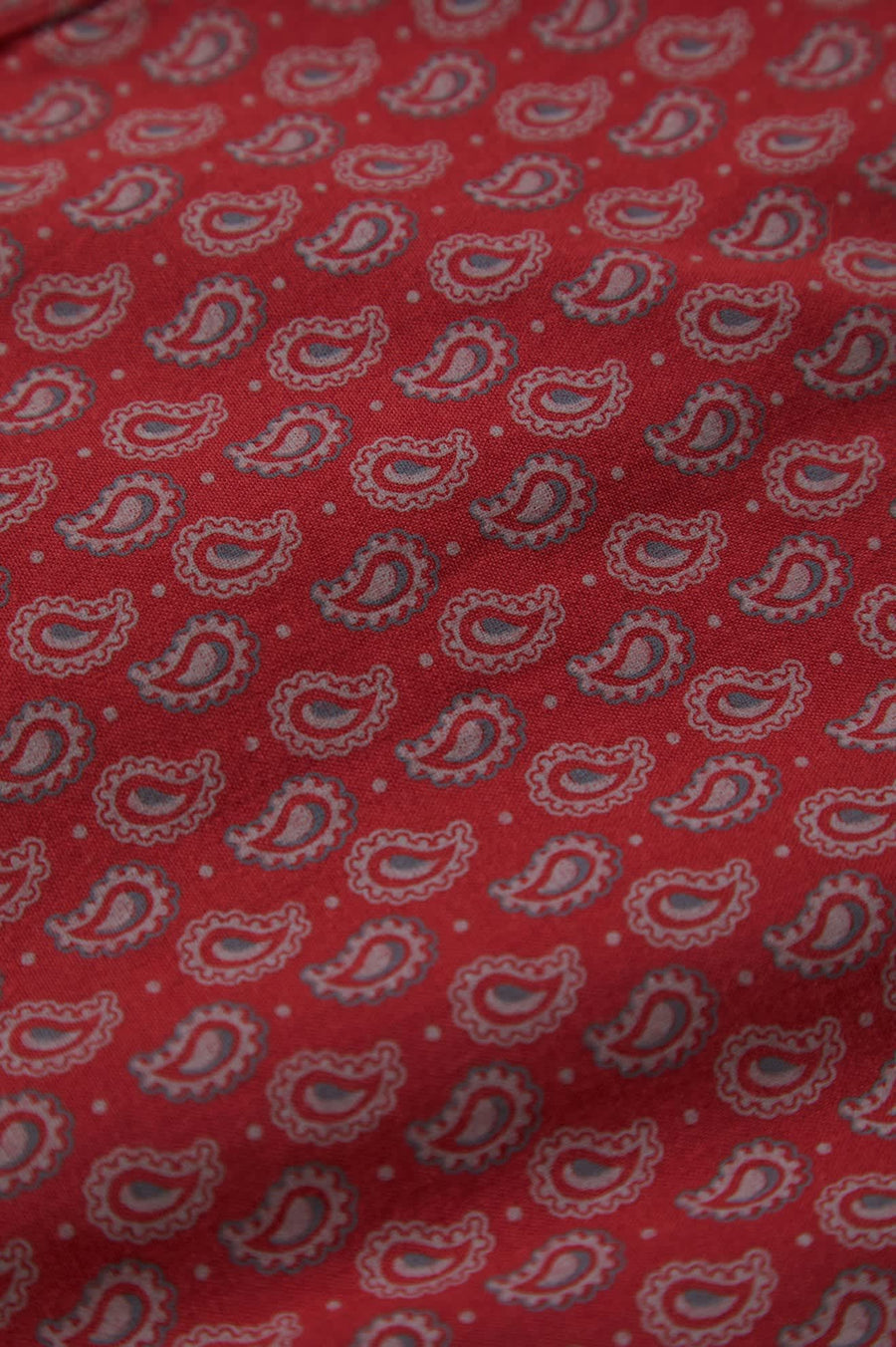 Brixton Charter Print Short Sleeve Shirt - Rust Red/Paisley | Men’s