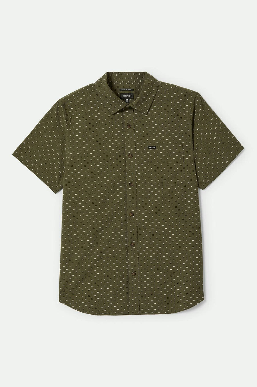 Brixton Charter Print Short Sleeve - Ivy Green/Micro Floral | Men’s