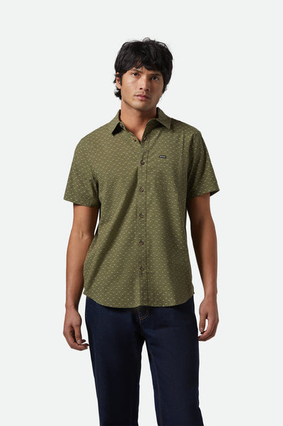Brixton Charter Print Short Sleeve - Ivy Green/Micro Floral | Men’s