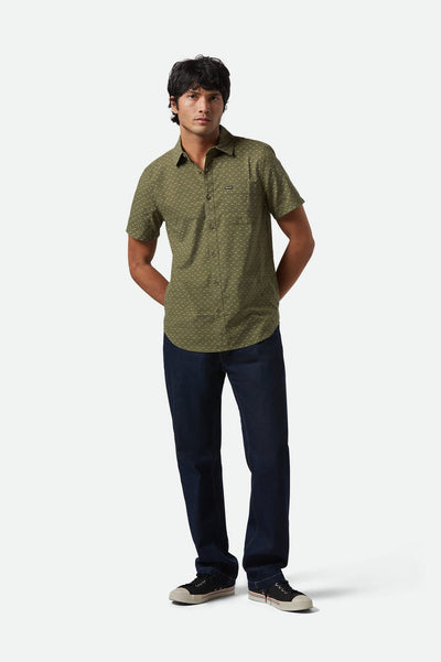 Brixton Charter Print Short Sleeve - Ivy Green/Micro Floral | Men’s