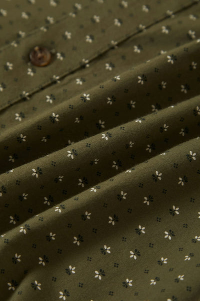 Brixton Charter Print Short Sleeve - Ivy Green/Micro Floral | Men’s