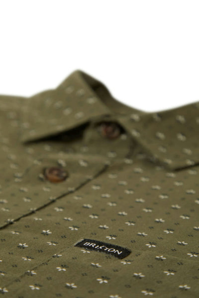 Brixton Charter Print Short Sleeve - Ivy Green/Micro Floral | Men’s
