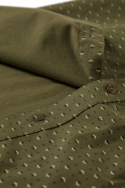 Brixton Charter Print Short Sleeve - Ivy Green/Micro Floral | Men’s