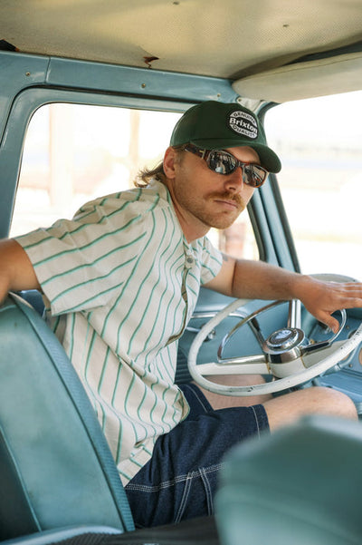 Brixton Cru Stripe Short Sleeve | Men’s