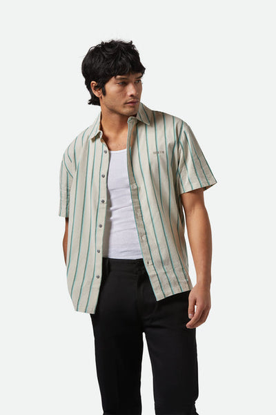 Brixton Cru Stripe Short Sleeve | Men’s