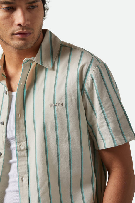 Brixton Cru Stripe Short Sleeve | Men’s