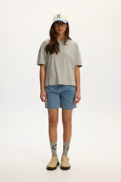 Kuwalla Robin Long Shorts - Mid-Blue | Women’s