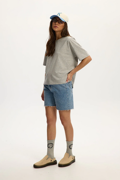 Kuwalla Robin Long Shorts - Mid-Blue | Women’s