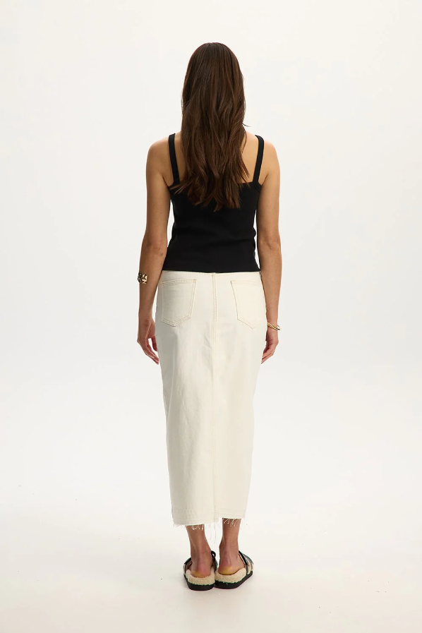 Kuwalla Solene Sexyback Tank - Black | Women’s