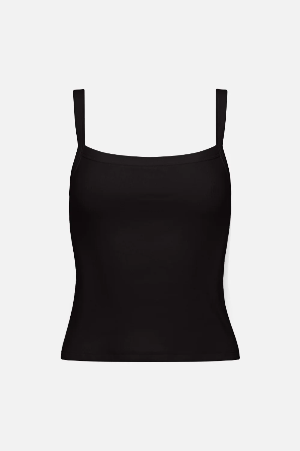 Kuwalla Solene Sexyback Tank - Black | Women’s