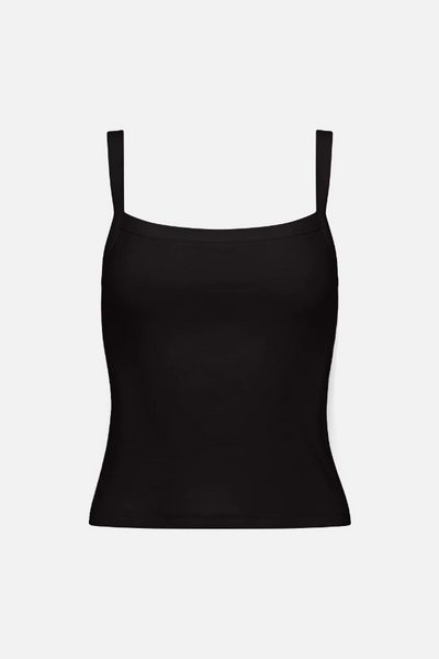 Kuwalla Solene Sexyback Tank - Black | Women’s