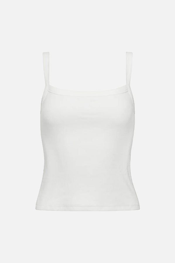 Kuwalla Solene Sexyback Tank - White | Women’s