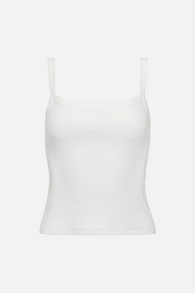 Kuwalla Solene Sexyback Tank - White | Women’s